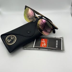 Ray Ban RB3538 187 2Y 53 Black Copper Mirror Lens Sunglasses 53mm unisex